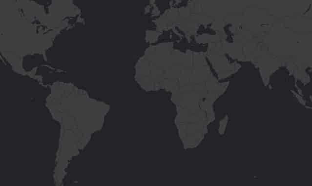 Mapa de rango geográfico para el Oso Pardo